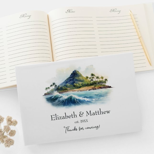 Hawaii Destination Wedding Guest Book (InSitu)