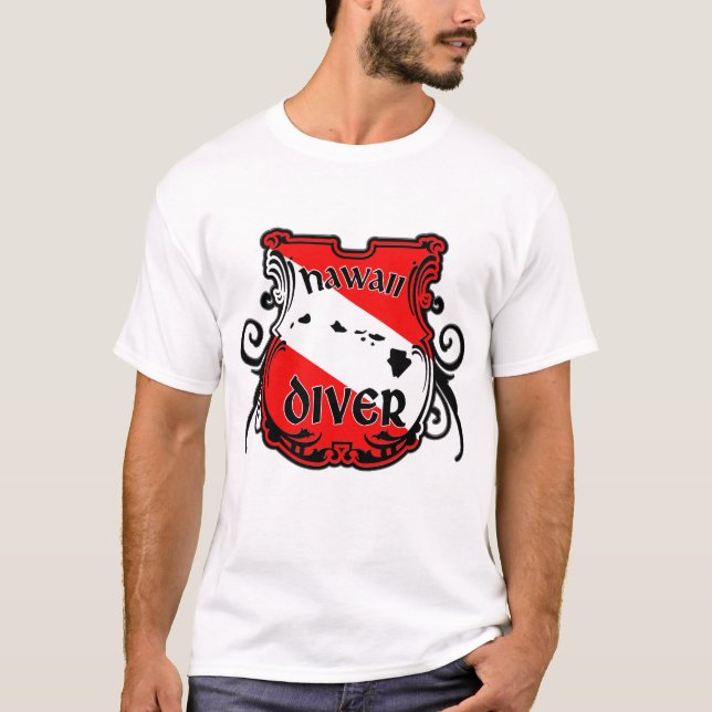 Hawaii Diver T-Shirt (Front)