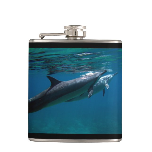 Hawaii Dolphins Flask (Front)