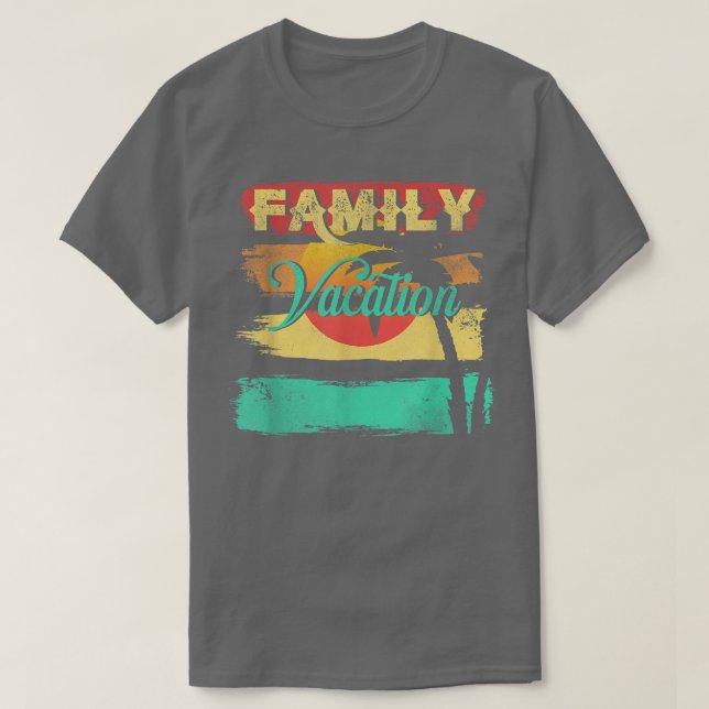 Hawaii Family Vacation Aloha Ocean Island Hawaiian T-Shirt (Design Front)