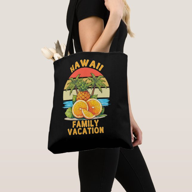 Hawaii Family Vacation Tote Bag (Close Up)