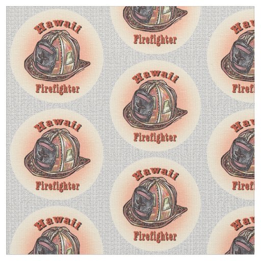 Hawaii Firefighter Fabric