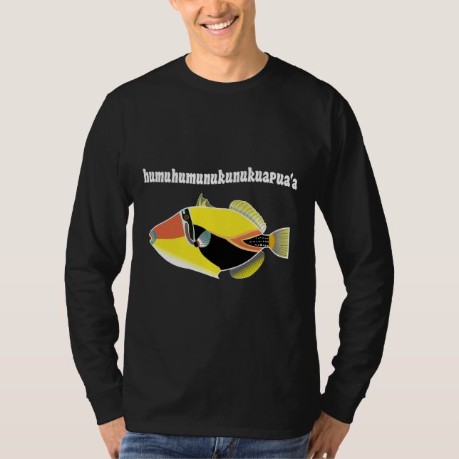 Hawaii Fish Triggerfish T-Shirt (Front)