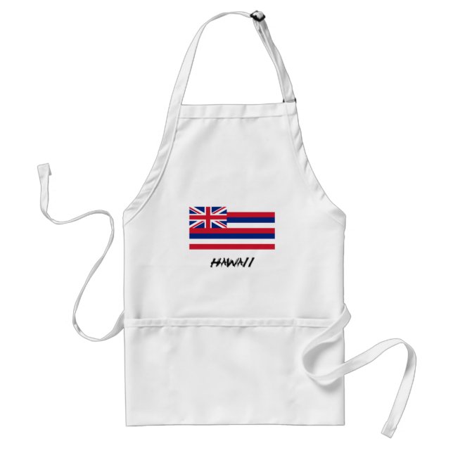 Hawaii Flag Adult Apron (Front)