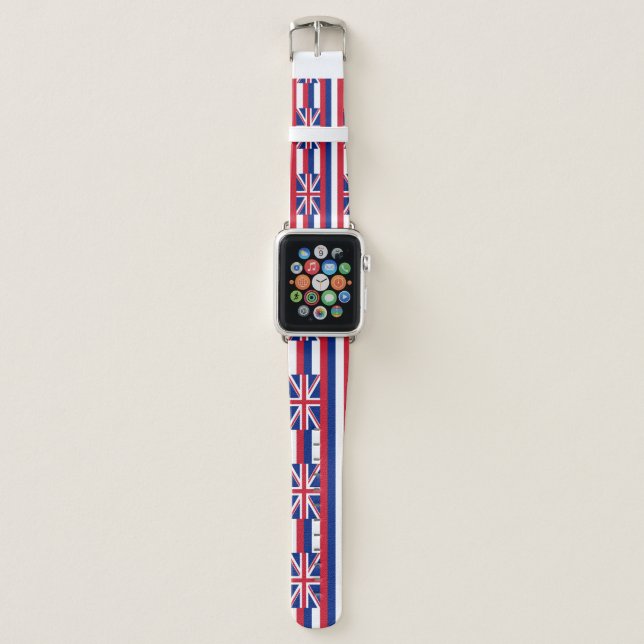 Hawaii Flag Apple Watch Band (Front)