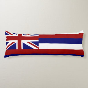 Hawaii flag body pillow