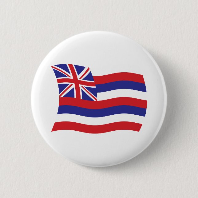 Hawaii Flag Button (Front)