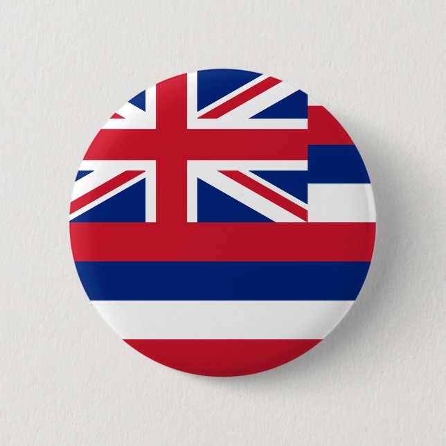 Hawaii Flag Button (Front)