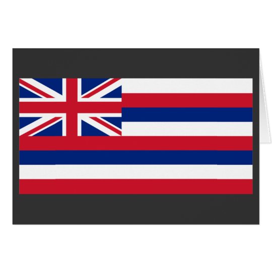 Hawaii Flag Card