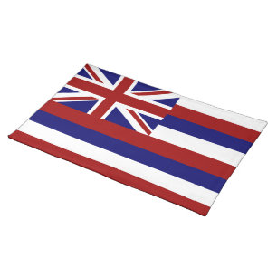 Hawaii flag cloth placemat