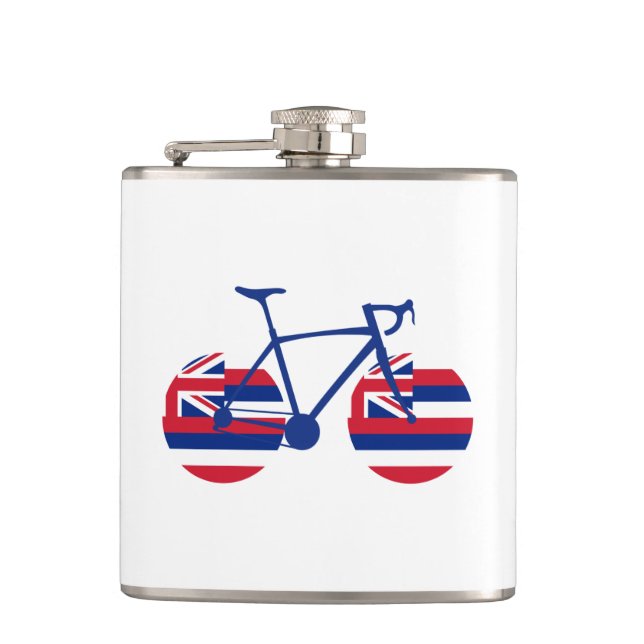 Hawaii Flag Cycling Flask (Front)