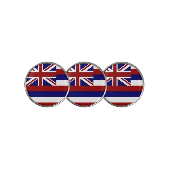 Hawaii flag golf ball marker (3 Up)