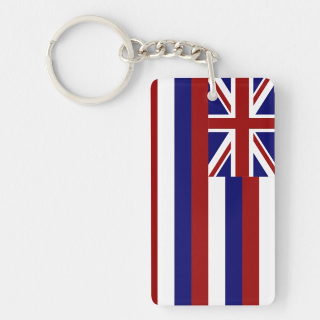 Hawaii flag keychain (Front)