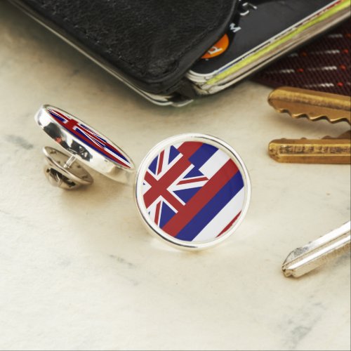 Hawaii flag lapel pin