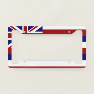 Hawaii flag license plate frame