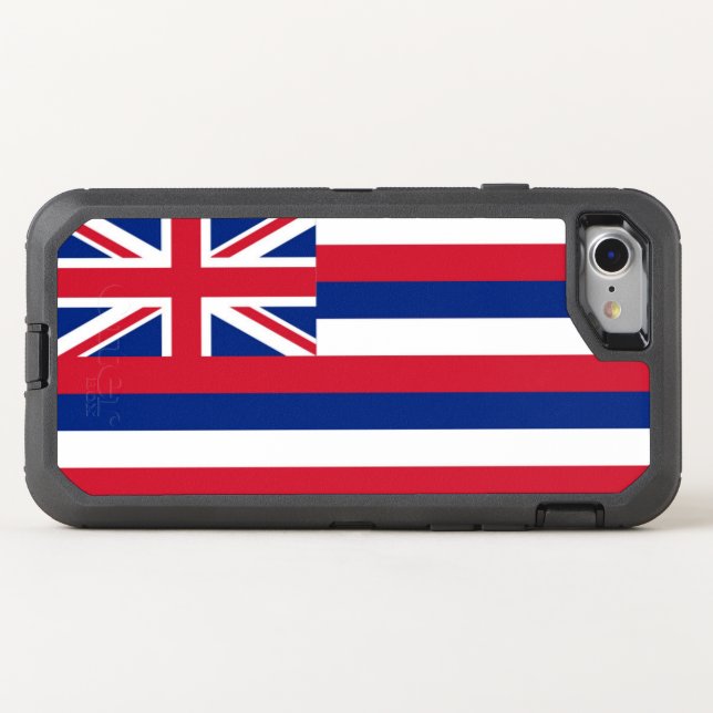 Hawaii flag otterbox iPhone case (Back Horizontal)
