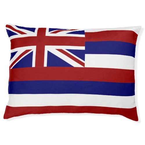 Hawaii flag pet bed