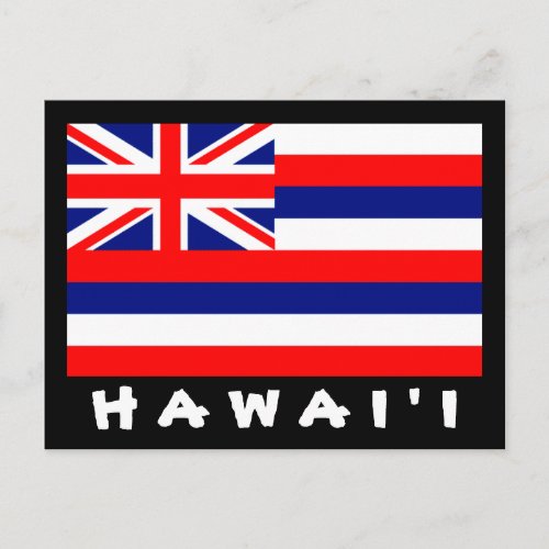 Hawaii Flag Postcard