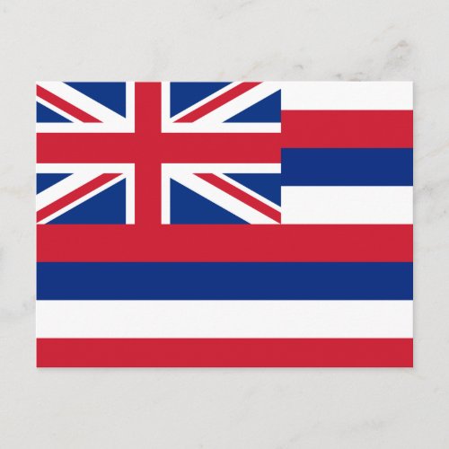 Hawaii Flag Postcard
