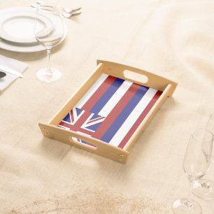 Hawaii flag serving tray