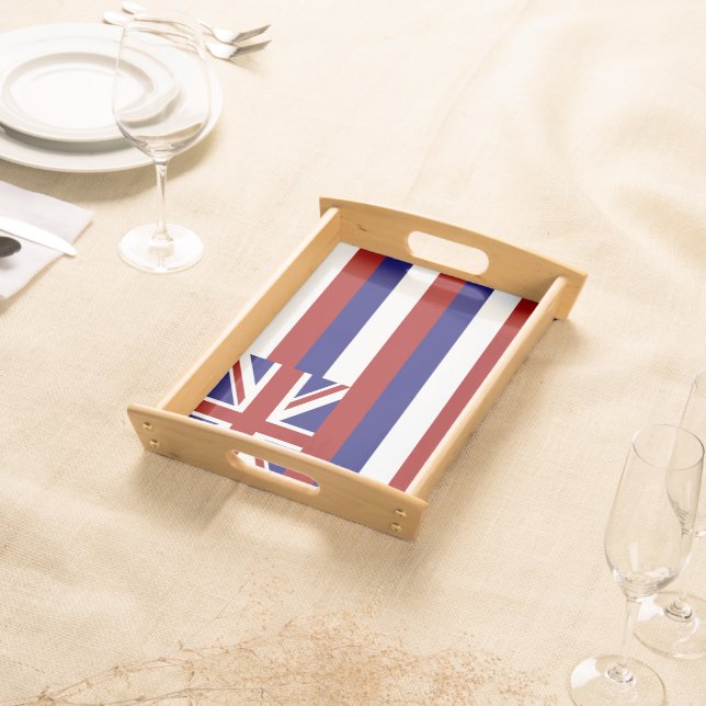 Hawaii flag serving tray (Front)