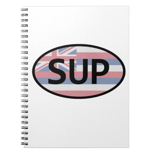 Hawaii Flag Standup Paddling Notebook