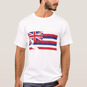 Hawaii Flag T-Shirt - Surfing - Surfer