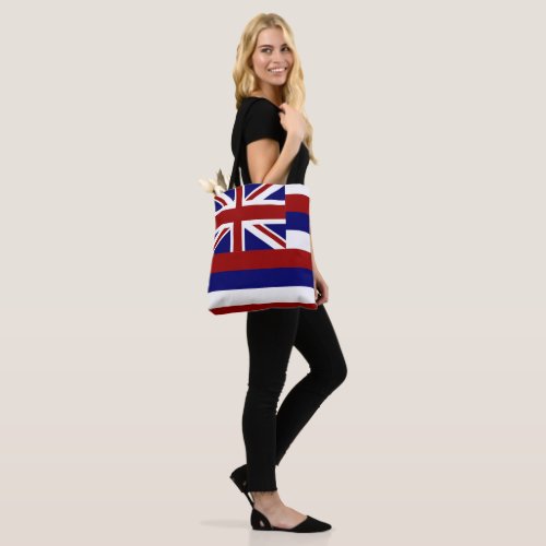 Hawaii flag tote bag