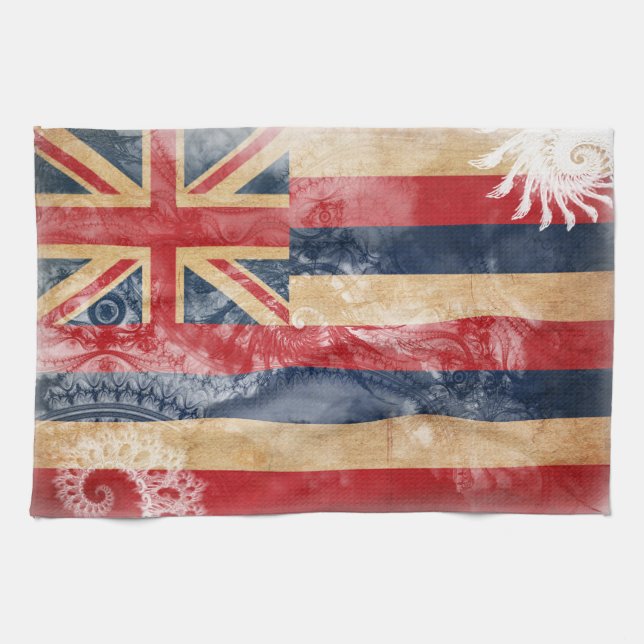 Hawaii Flag Towel (Horizontal)