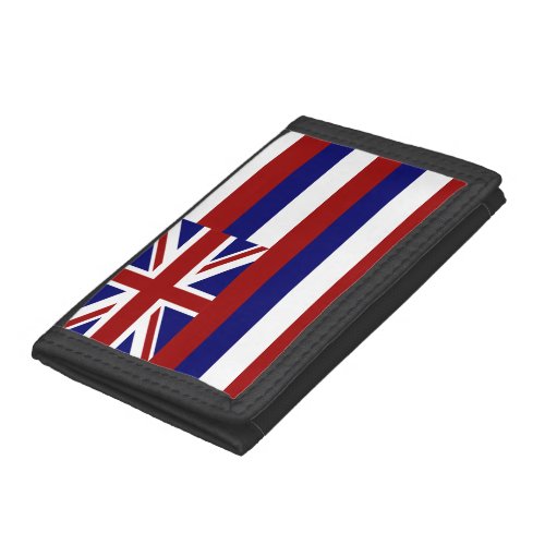 Hawaii flag trifold wallet