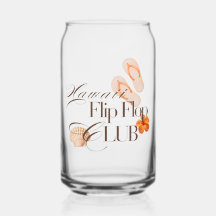 HAWAII FLIP FLOP CLUB Peach & Natural Colors