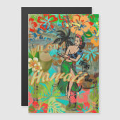 Hawaii Flower Hula Vintage Floral Graphic (Front/Back)