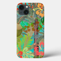 Hawaii Flower Hula Vintage Floral Graphic