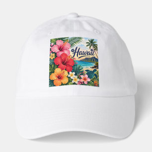 Hawaii Flowers Hat