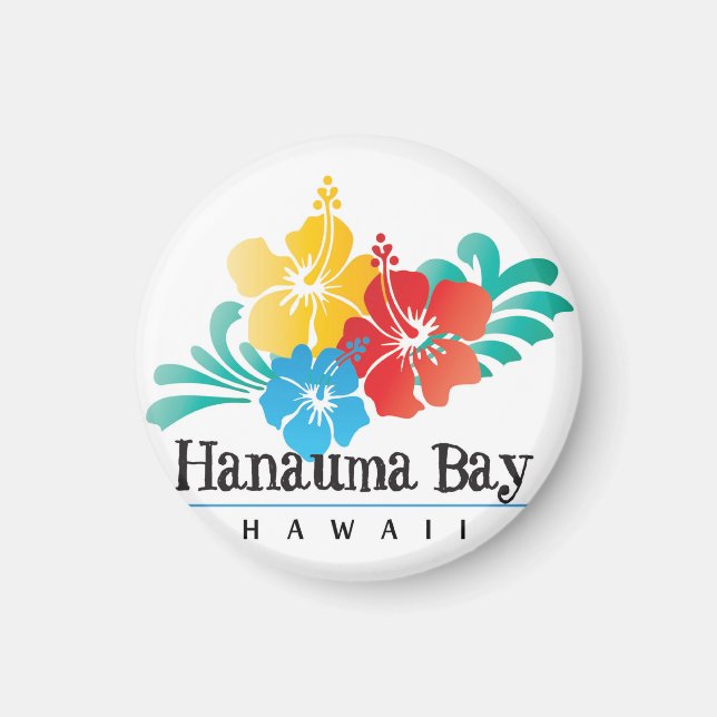 Hawaii Flowers Magnet (Front)