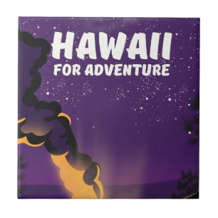 Hawaii For Adventure Ceramic Tile