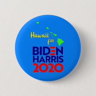 Hawaii for Biden Harris 2020 Button