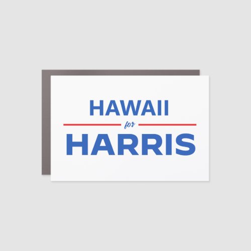 Hawaii for Kamala Harris Car Magnet