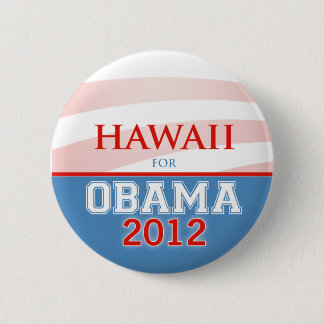HAWAII for Obama 2012 Pinback Button