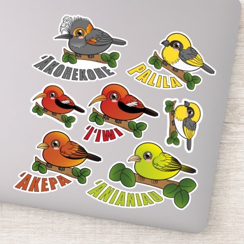 Hawaii Forest Birds Pack Sticker