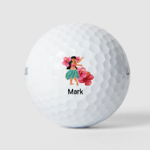 Hawaii Girl Golf  Tropical Golf Summer Balls