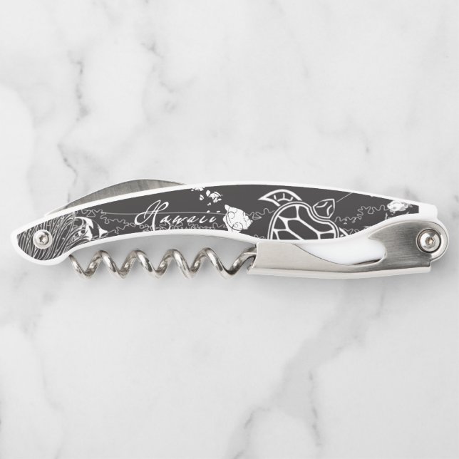 Hawaii Green Sea Turtle Waiter's Corkscrew (Back)