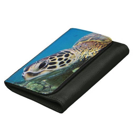 Hawaii Green Sea Turtle Wallets For Women | Zazzle