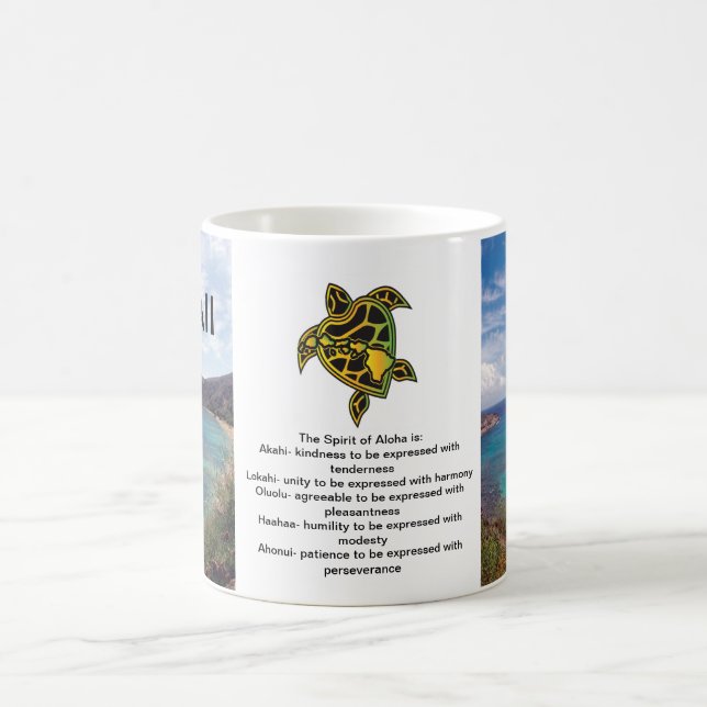 Hawaii Hanauma Bay Aloha Coffee Mug (Center)