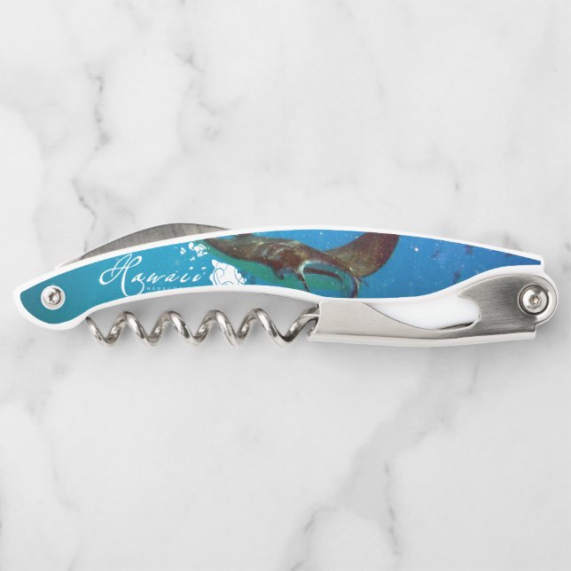 Hawaii Hanauma Bay Manta Ray Waiter's Corkscrew (Back)