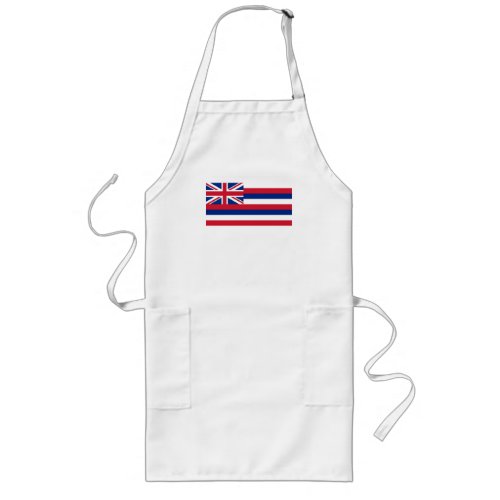 Hawaii Hawaiian Aloha Paradise State Flag Long Apron