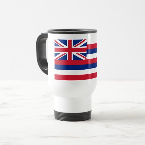 Hawaii Hawaiian Aloha Paradise State Flag Travel Mug