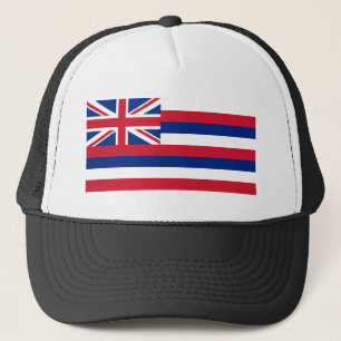 Hawaii, Hawaiian Aloha Paradise State Flag Trucker Hat