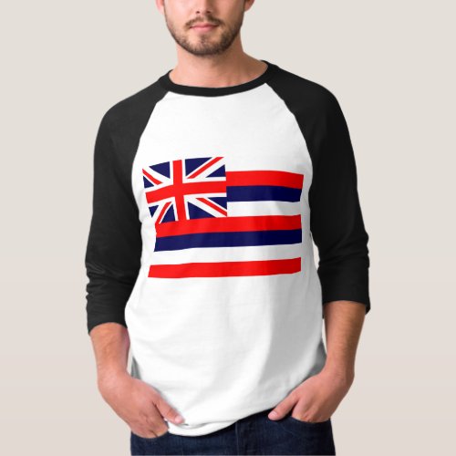 HAWAII  HAWAIIAN FLAG T_Shirt