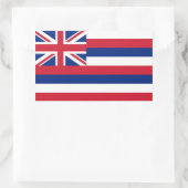 Hawaii/Hawaiian State Flag, United States Rectangular Sticker (Bag)